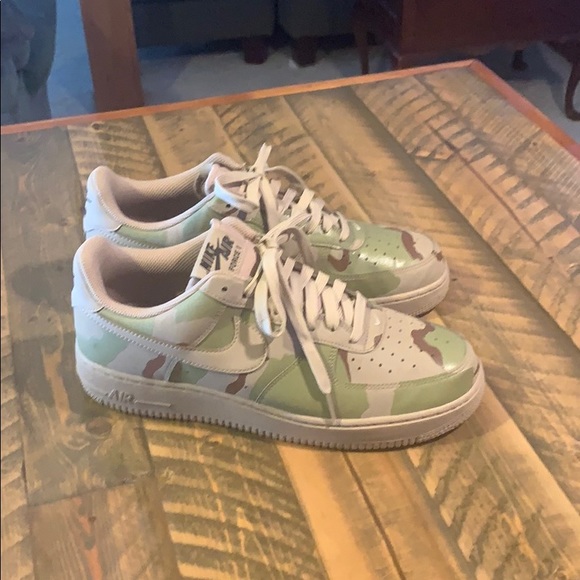 Nike Air Force 1 desert camo size 9.5 - Picture 3 of 12